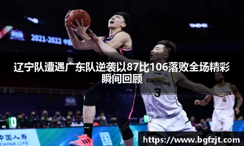 辽宁队遭遇广东队逆袭以87比106落败全场精彩瞬间回顾